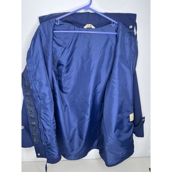 Vintage Blue MG JCPenney Jacket Zip Up Cinch Size 11/12 - Picture 9 of 14